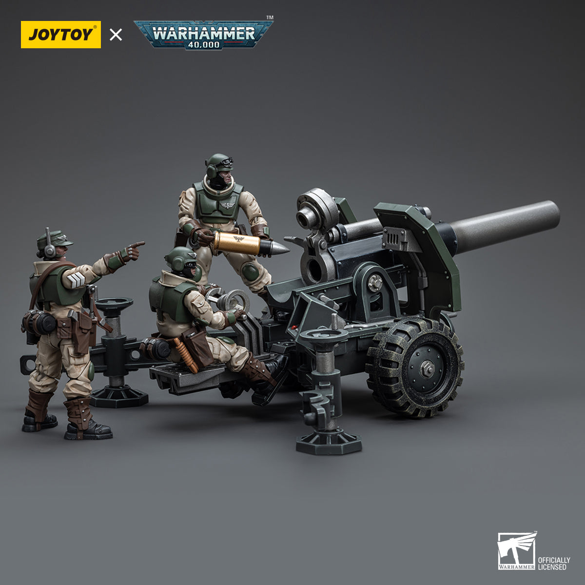 Astra Militarum Ordnance Team with Bombast Field Gun