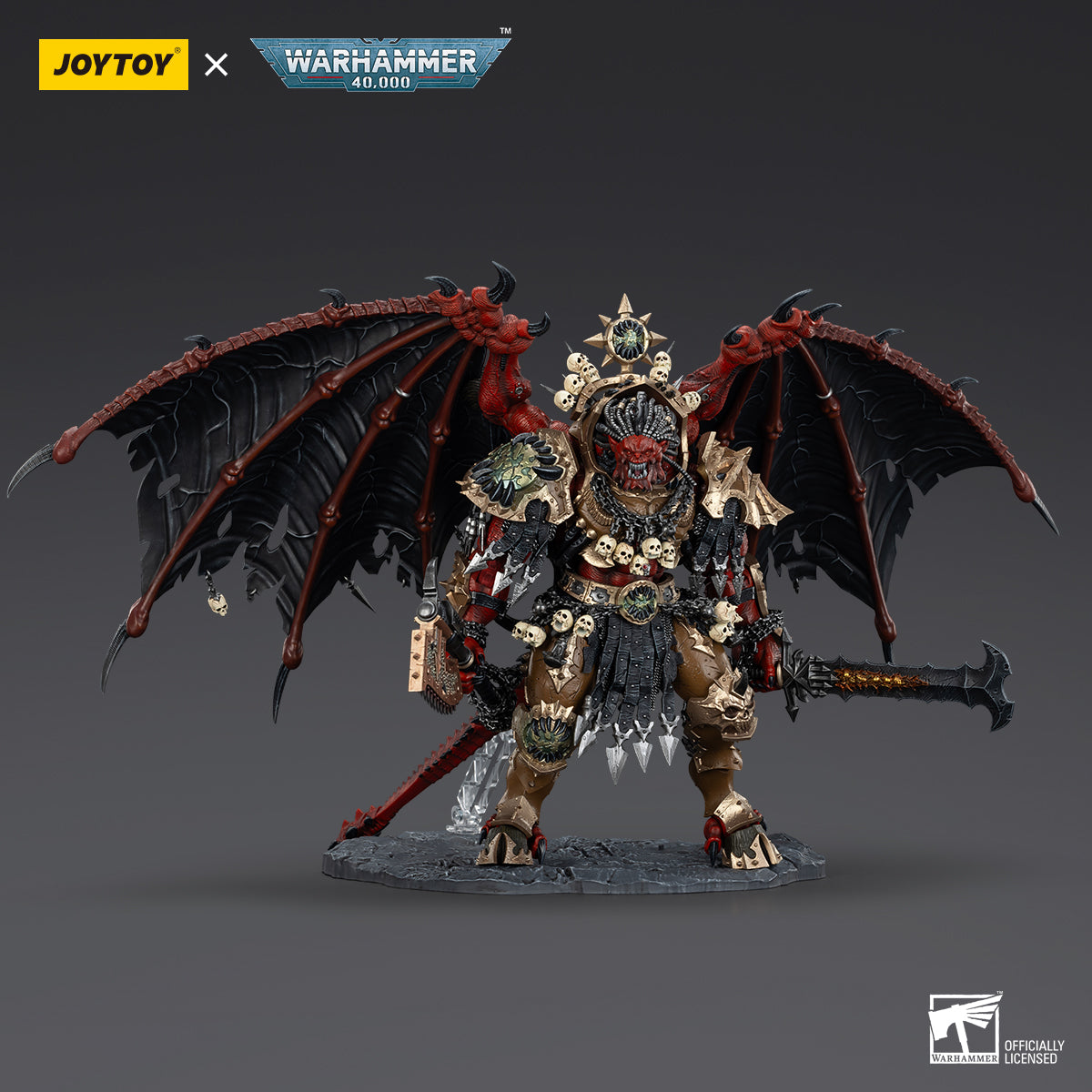 JoyToy WH40K World Eaters Angron, Daemon Primarch of Khorne