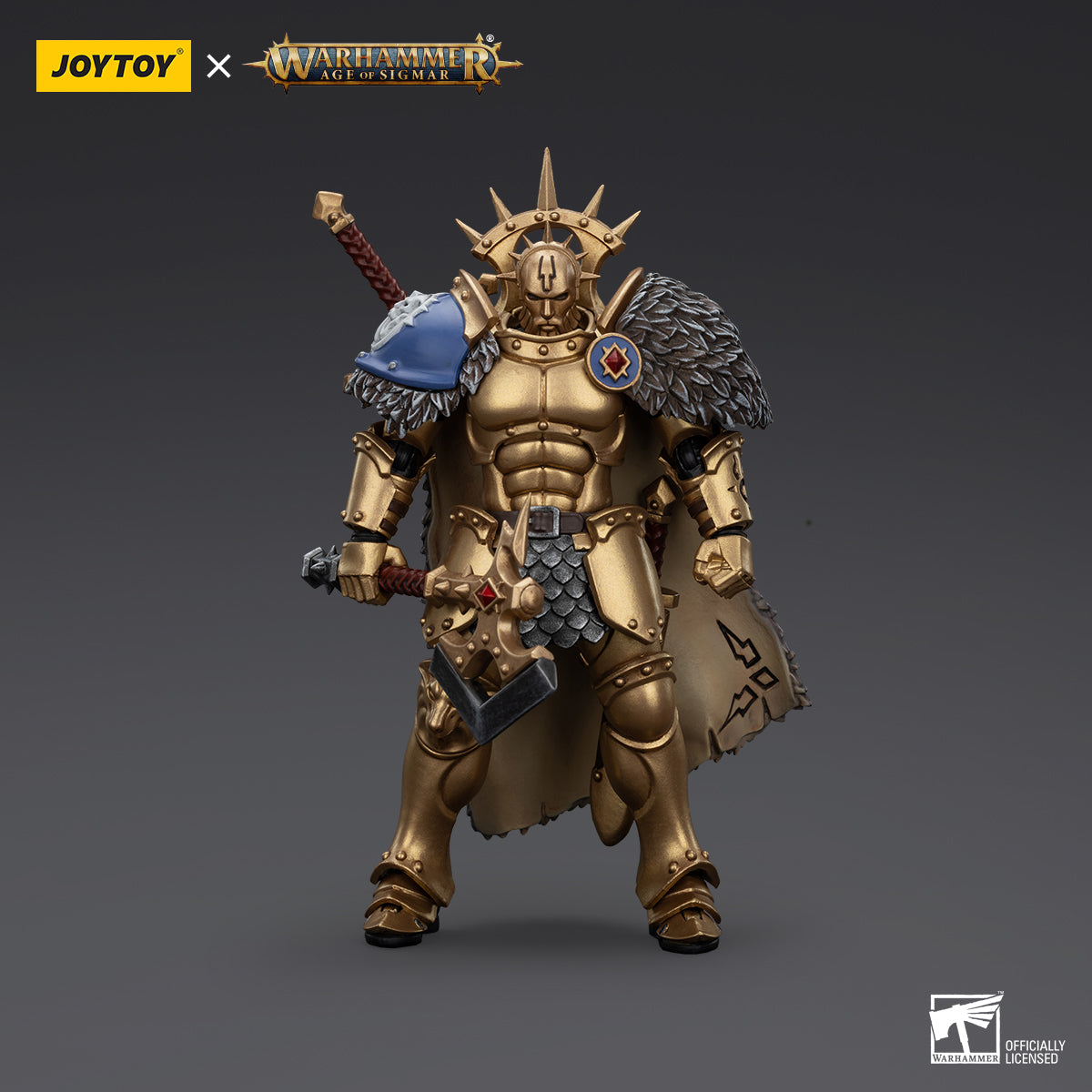 JoyToy Warhammer Age of Sigmar Stormcast Eternals The Blacktalons Hendrick, The Silver Wolf