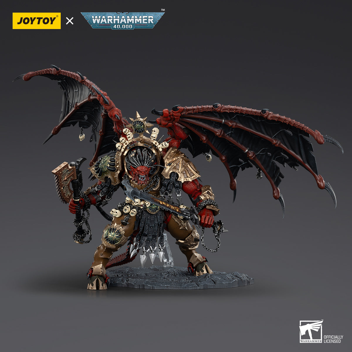 JoyToy WH40K World Eaters Angron, Daemon Primarch of Khorne