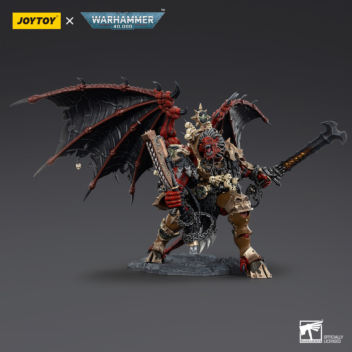 JoyToy WH40K World Eaters Angron, Daemon Primarch of Khorne