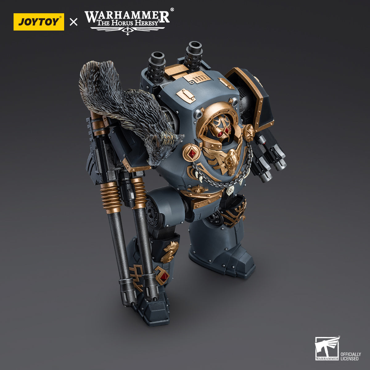 Space Wolves Contemptor Dreadnought with Gravis Bolt Cannon