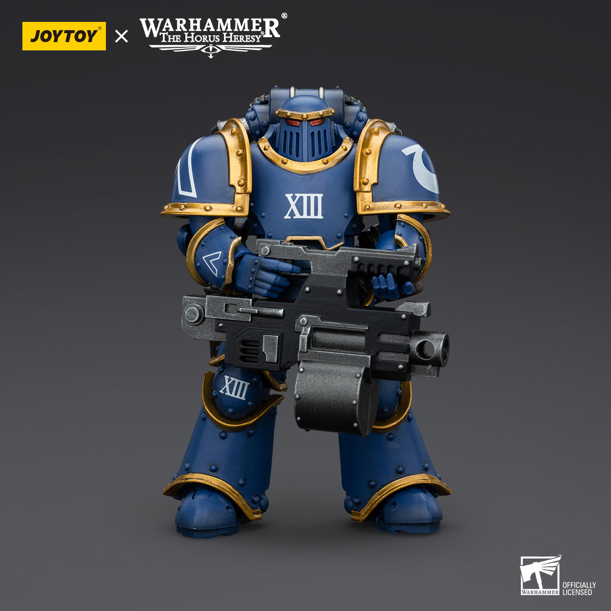 Ultramarines Legion MKIII Tactical Support Squad Legionary with Heavy Bolter