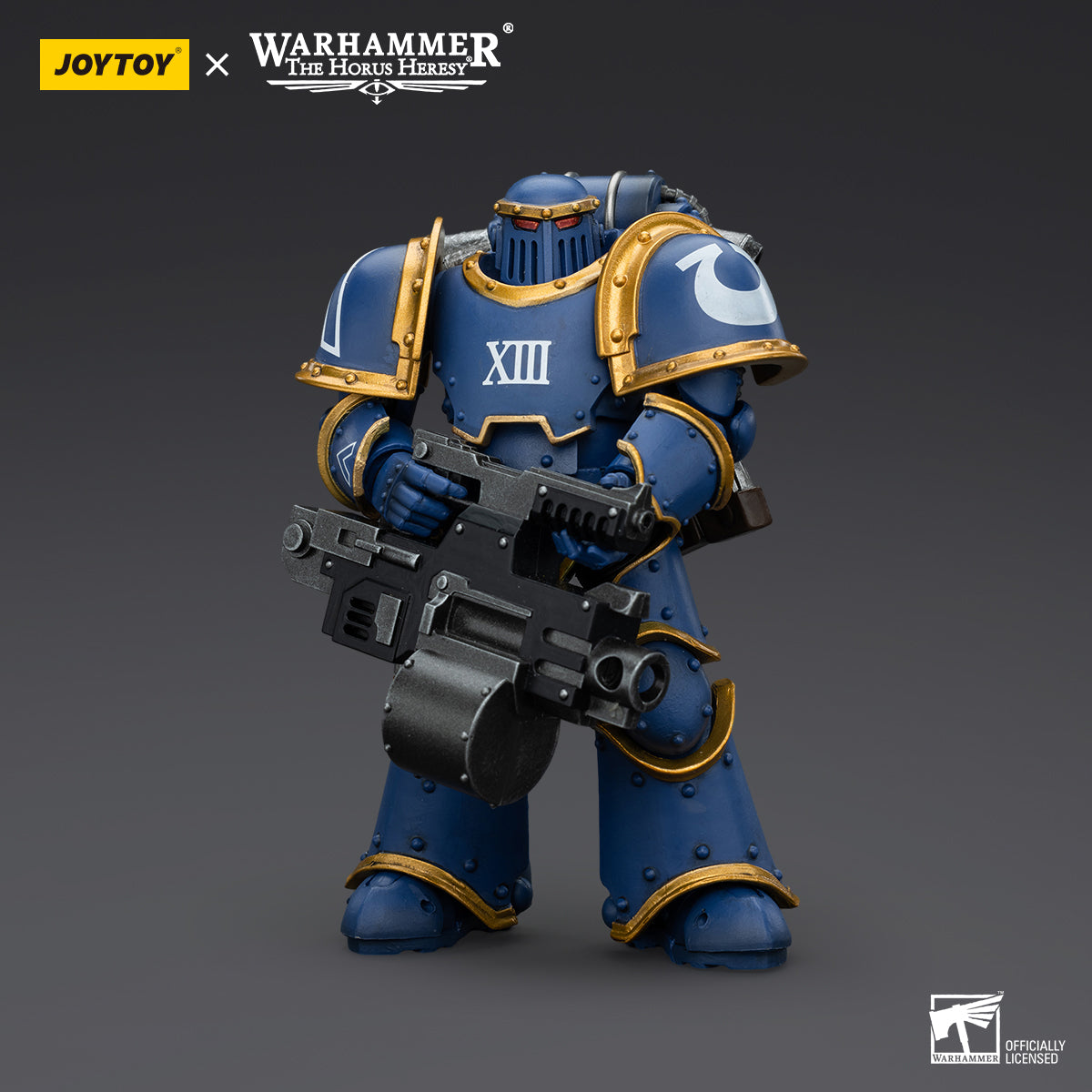 Ultramarines Legion MKIII Tactical Support Squad Legionary with Heavy Bolter