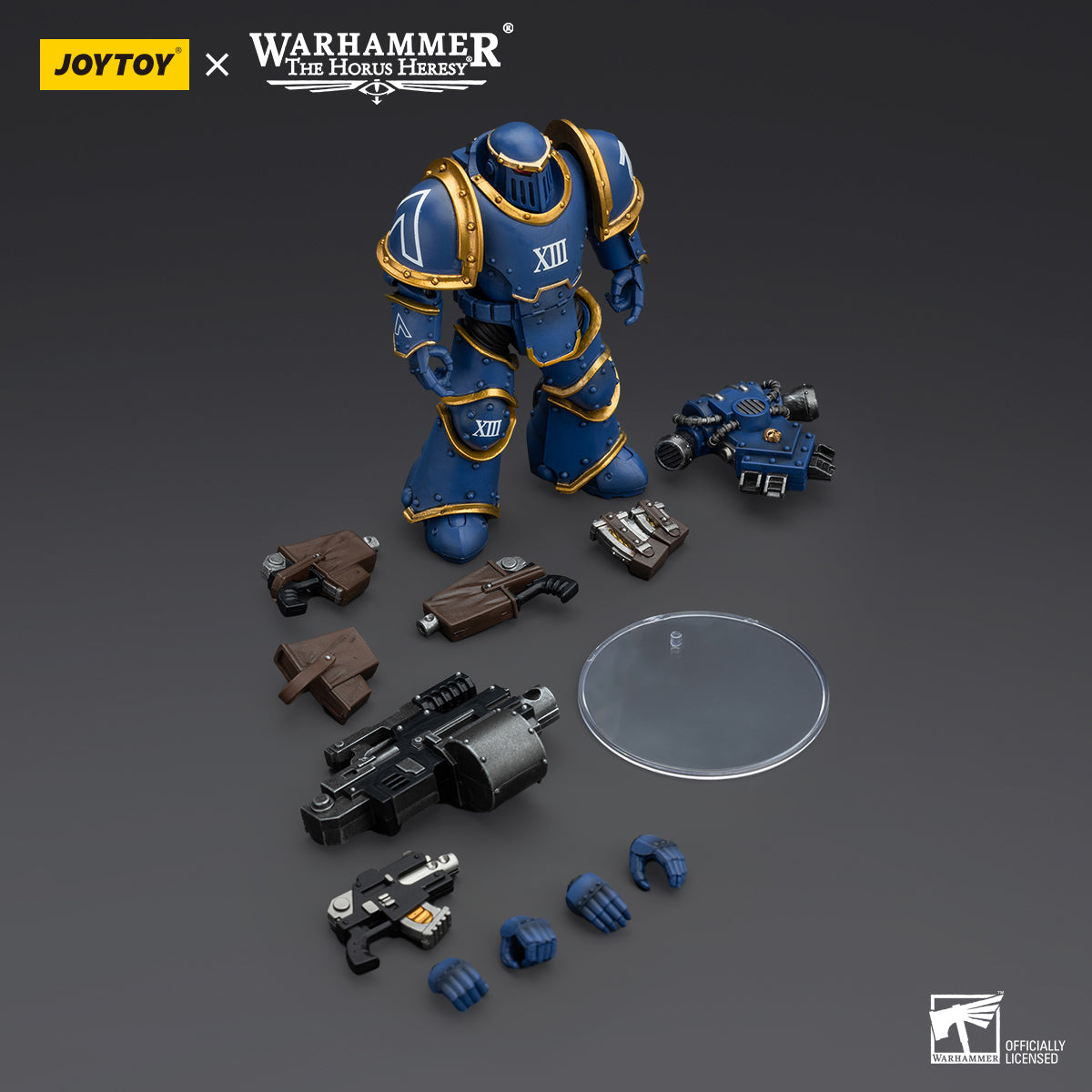 Ultramarines Legion MKIII Tactical Support Squad Legionary with Heavy Bolter